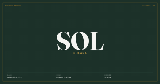 Catalogue plate for the Solana record